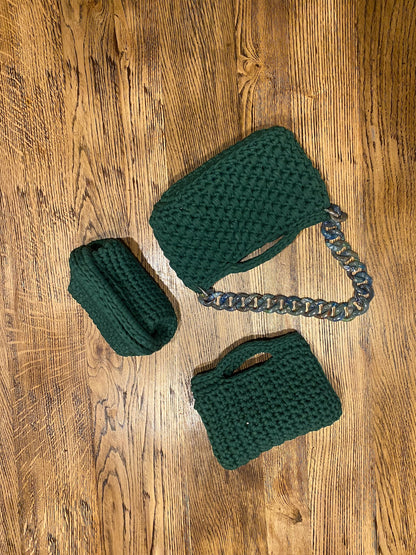 Benedetta - Borsa in cotone  fatta a mano