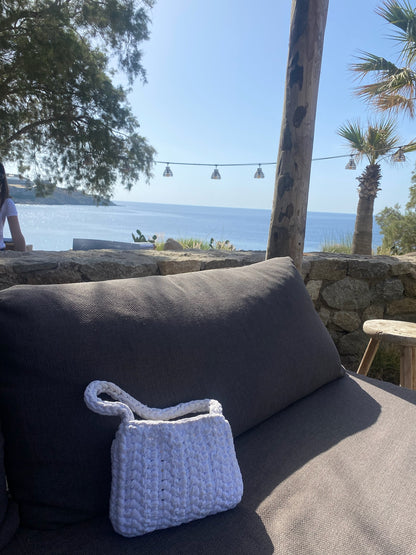 Benedetta - Borsa in cotone  fatta a mano